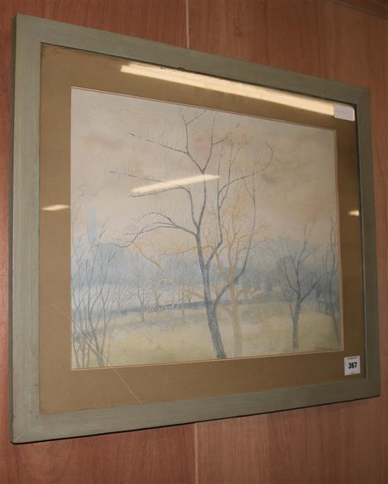 Michael Warre River from Adelphi 40 x 52cm
